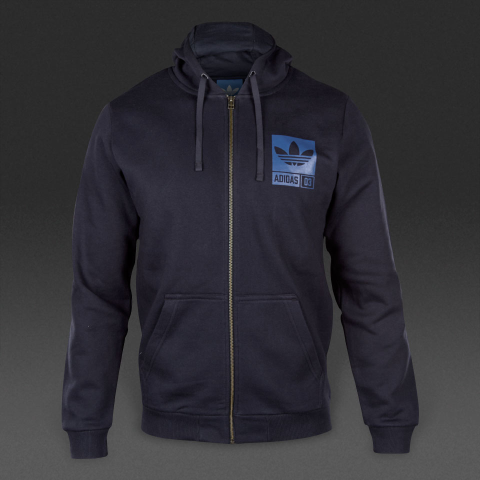 Adidas Originals Street Graphic Full-Zip Hoody Legend Ink for Men
